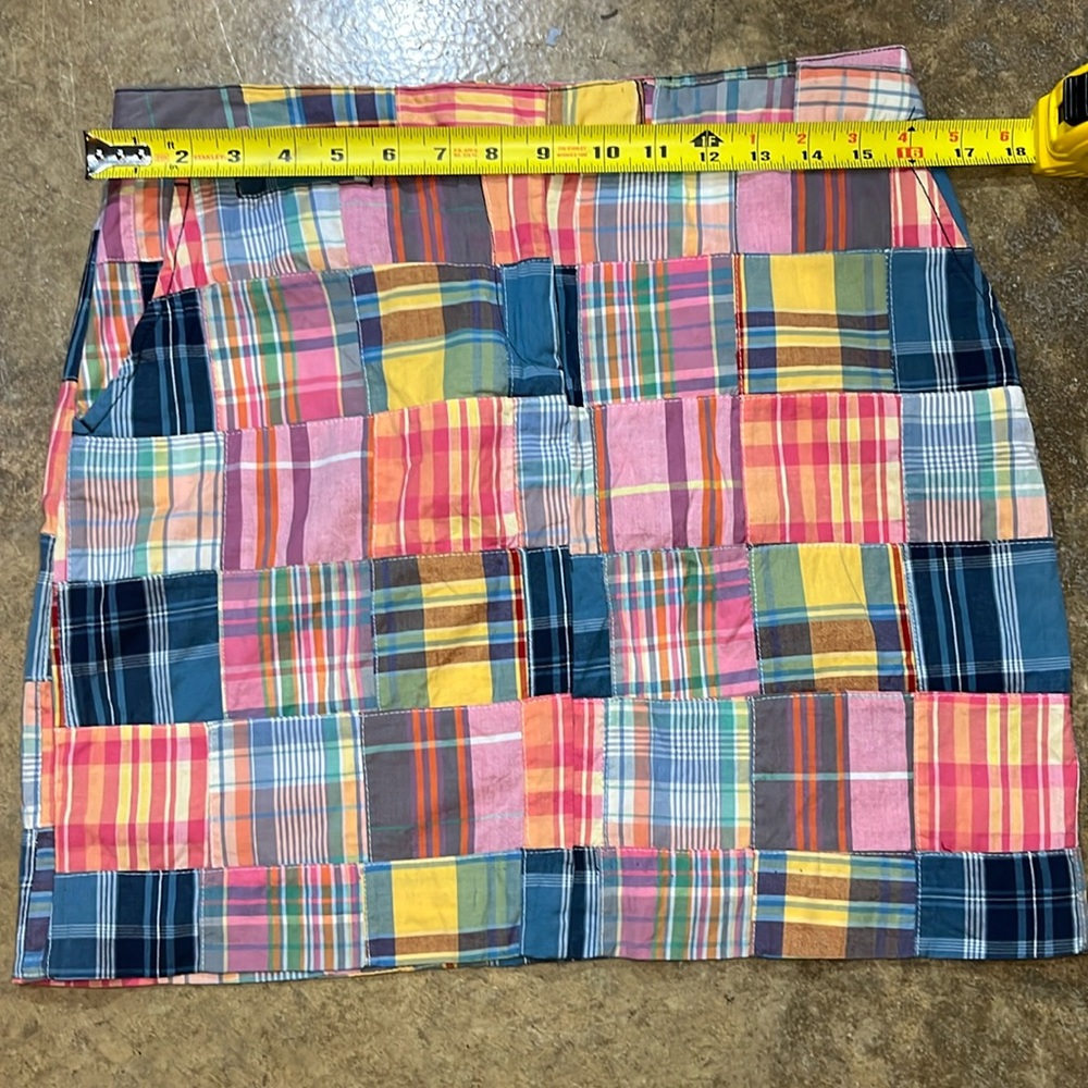 Larry Levine madras skirt - Picture 3 of 4